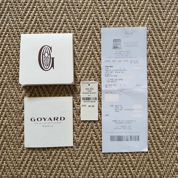 Goyard St Lous GM Black/Tan Excellent Condition - Picture 3 of 16